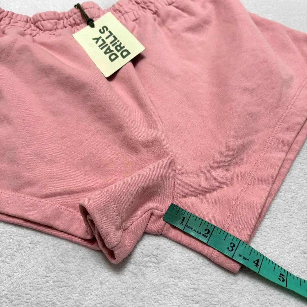 Daily Drills sz M / L Shorts Sweatshorts Terry High Waist - Picture 6 of 8